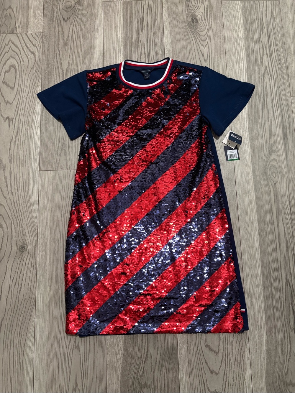 Tommy Hilfiger Girls Sequin Dress Size 12/14